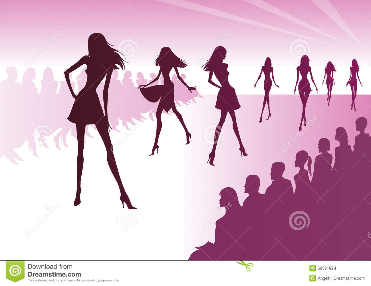 fashion-models-represent-new-clothes-vector-illustration-50391824